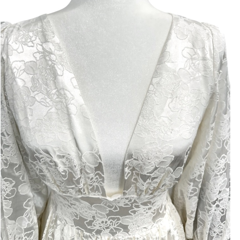 One 33 Social Jacquard V Neck Dress - Picture 9 of 12